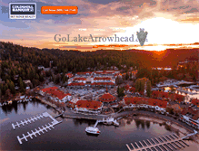 Tablet Screenshot of golakearrowhead.com